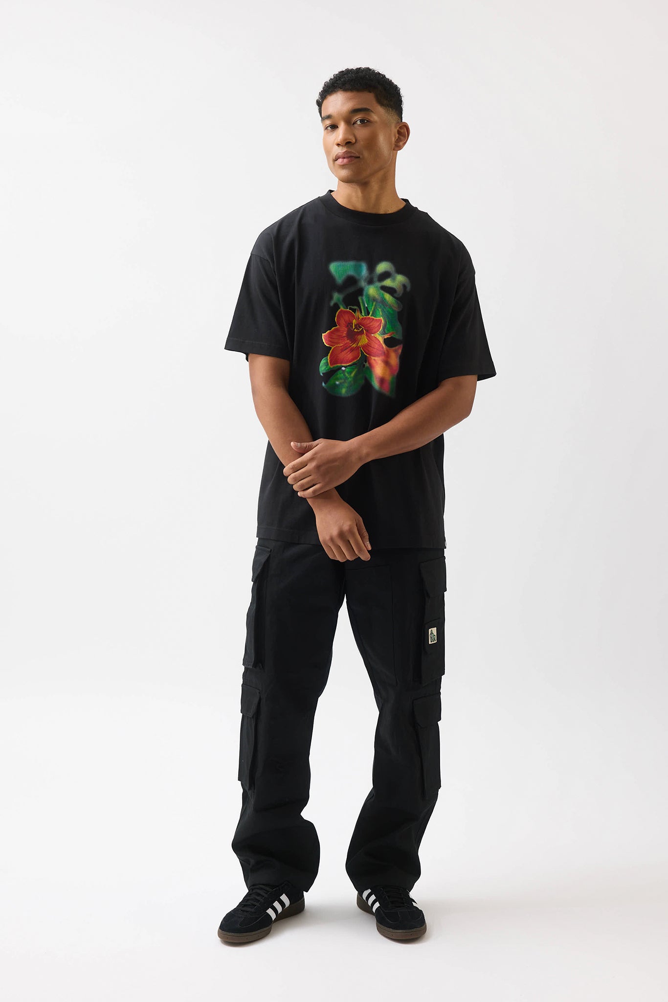 NANDI FLAME T - SHIRT - BLACK - THAT GORILLA BRAND