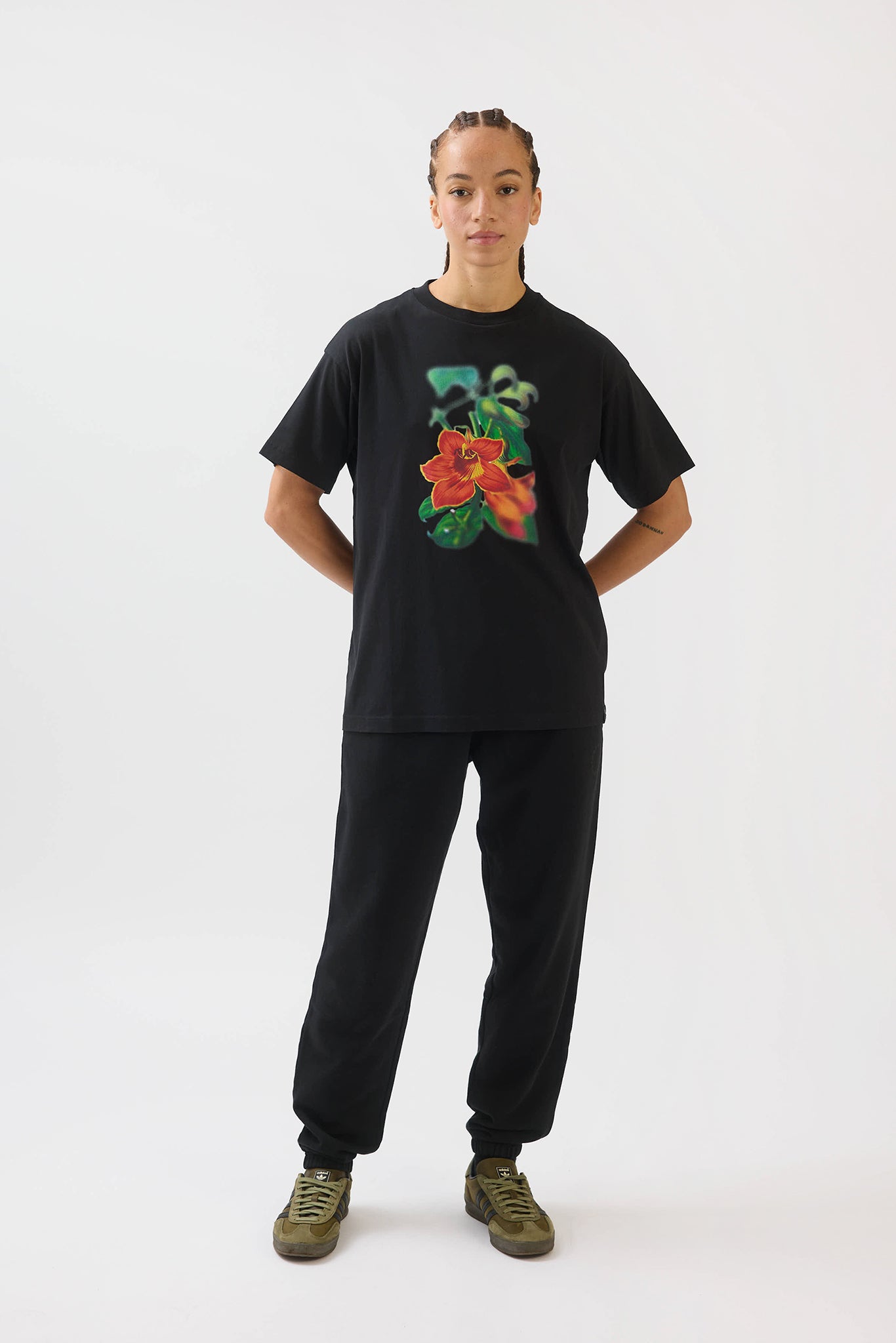 NANDI FLAME T - SHIRT - BLACK - THAT GORILLA BRAND