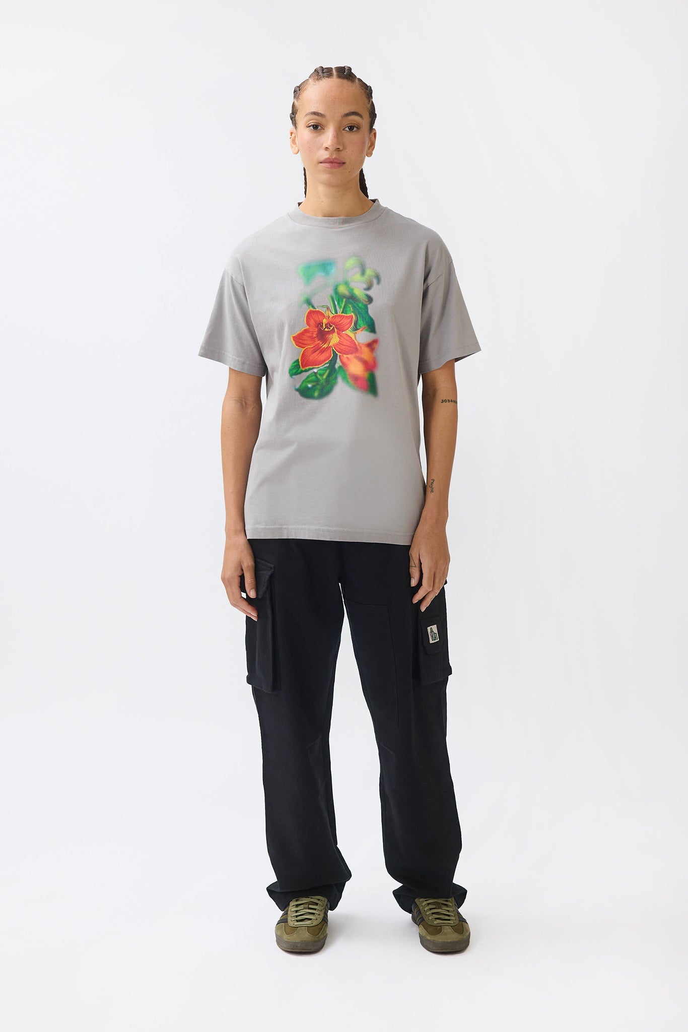 NANDI FLAME T - SHIRT - GREY - THAT GORILLA BRAND