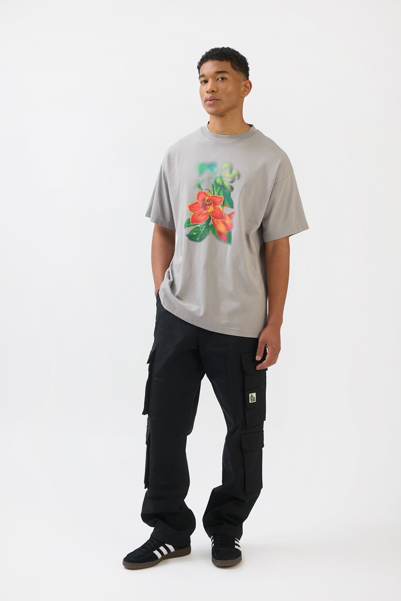 NANDI FLAME T - SHIRT - GREY - THAT GORILLA BRAND