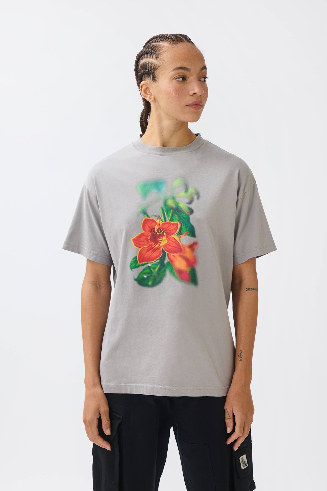 NANDI FLAME T - SHIRT - GREY - THAT GORILLA BRAND