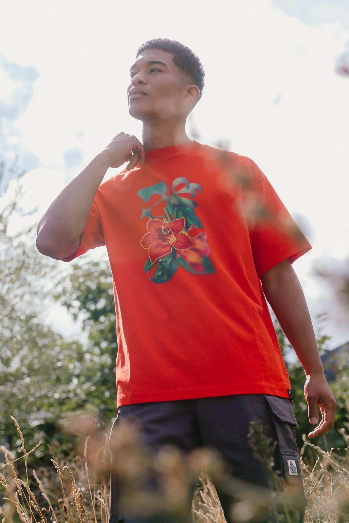 NANDI FLAME T - SHIRT - RED - THAT GORILLA BRAND