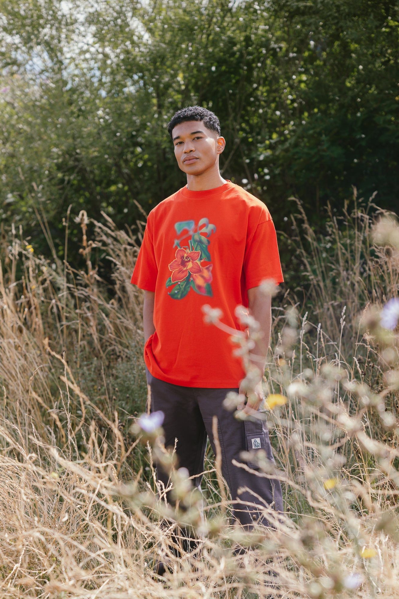 NANDI FLAME T - SHIRT - RED - THAT GORILLA BRAND