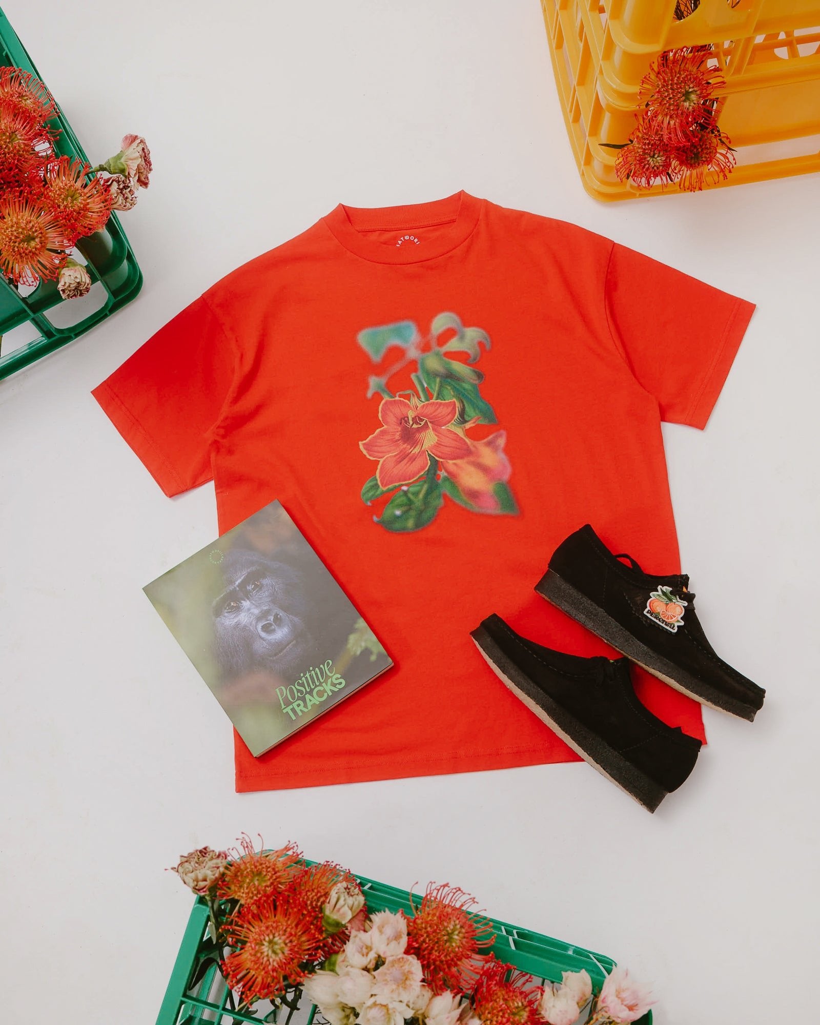 NANDI FLAME T - SHIRT - RED - THAT GORILLA BRAND