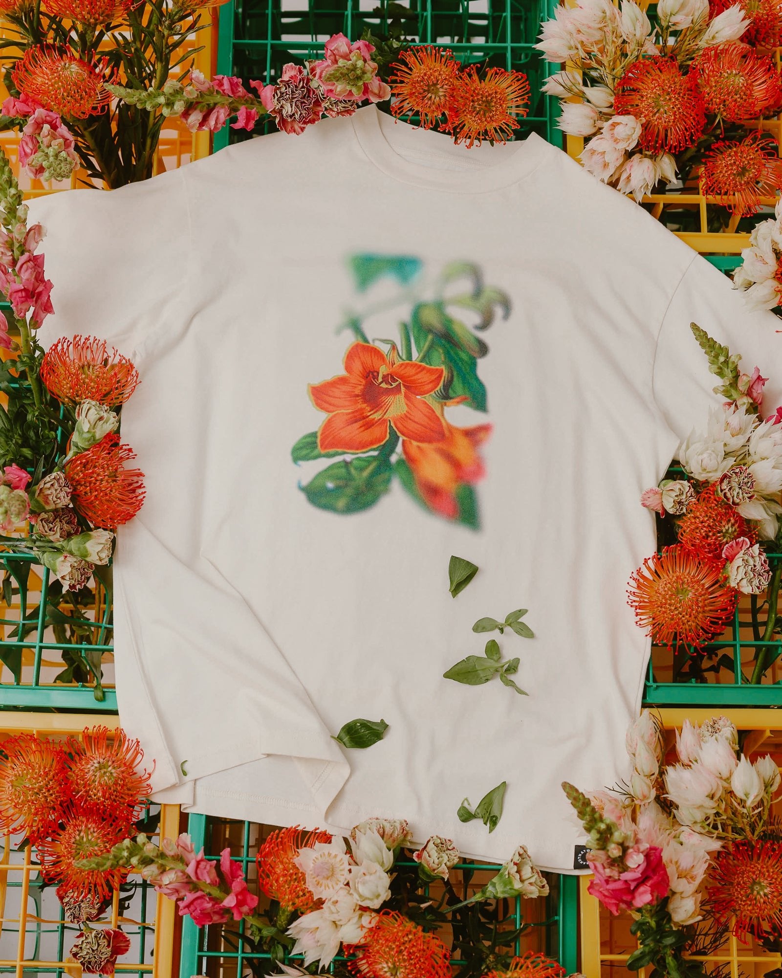 NANDI FLAME T - SHIRT - WHITE - THAT GORILLA BRAND