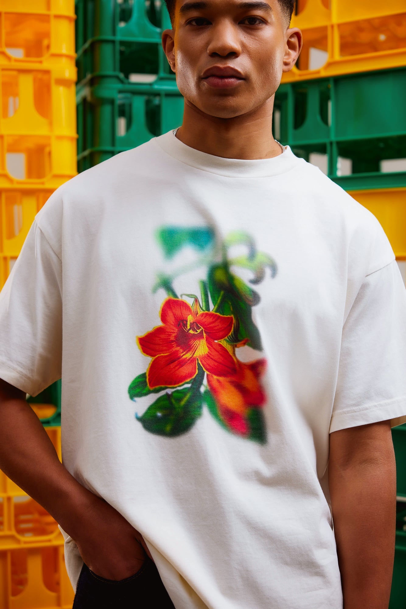 NANDI FLAME T - SHIRT - WHITE - THAT GORILLA BRAND