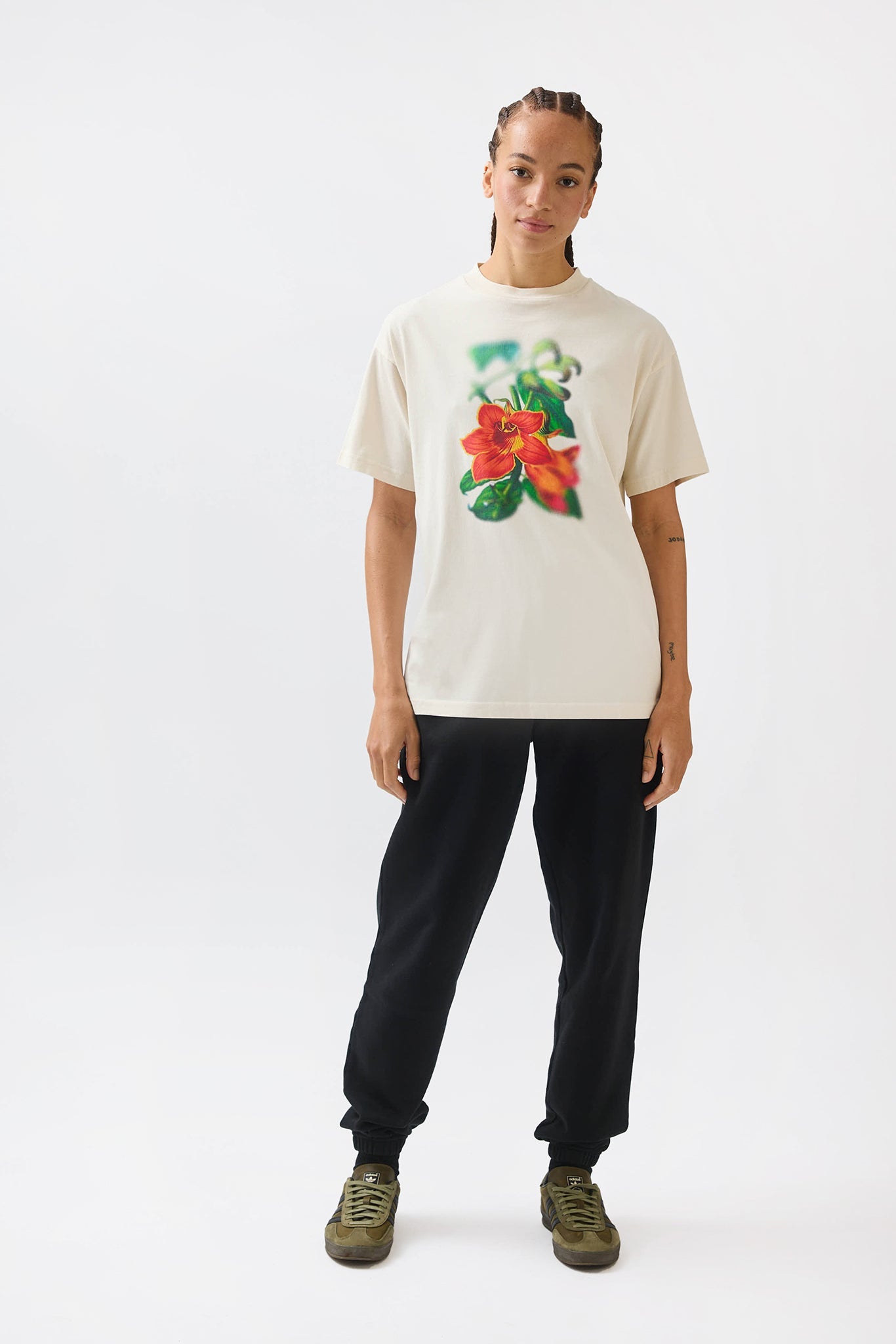 NANDI FLAME T - SHIRT - WHITE - THAT GORILLA BRAND