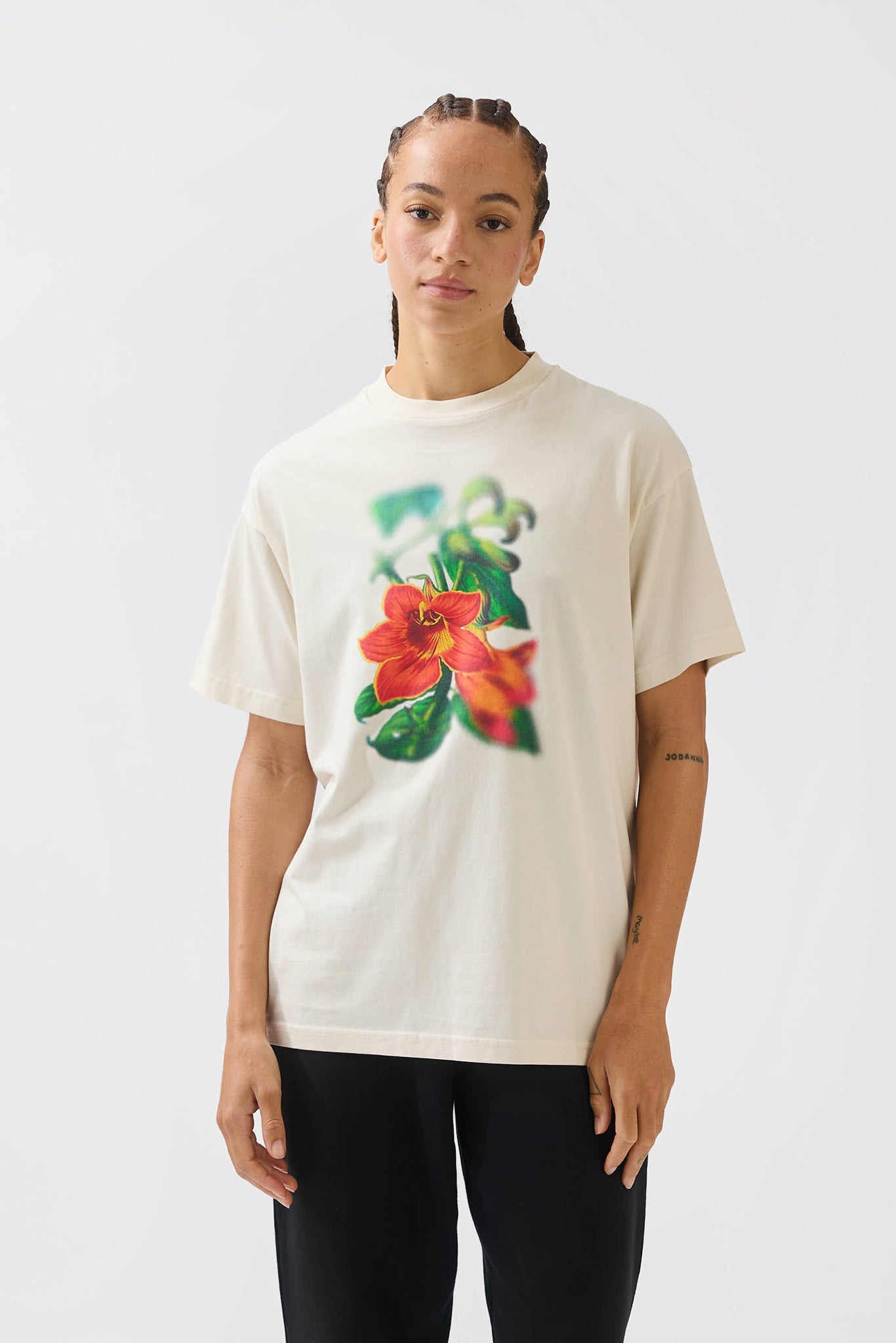 NANDI FLAME T - SHIRT - WHITE - THAT GORILLA BRAND