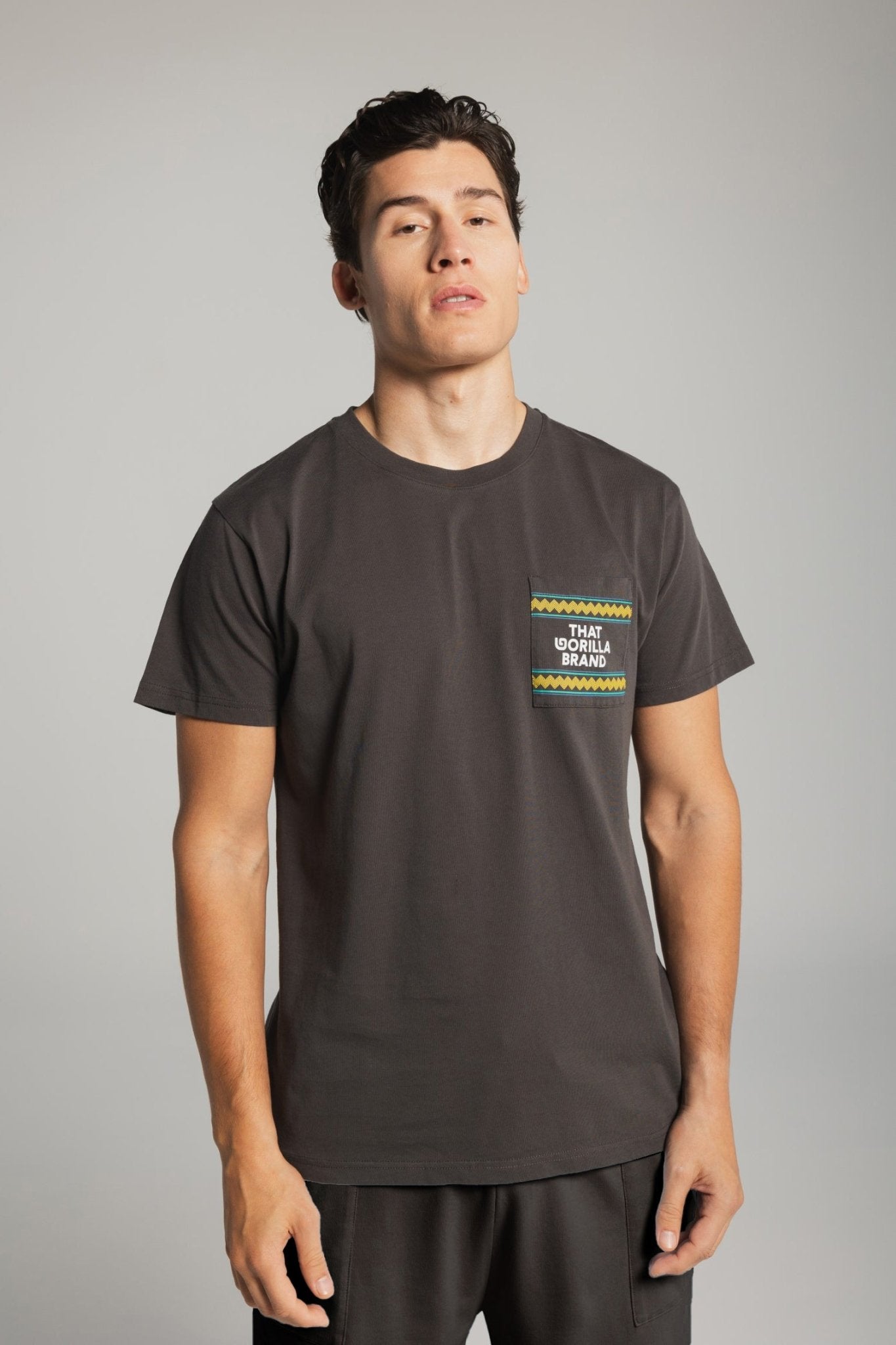 POCKET T - CHARCOAL - THAT GORILLA BRAND
