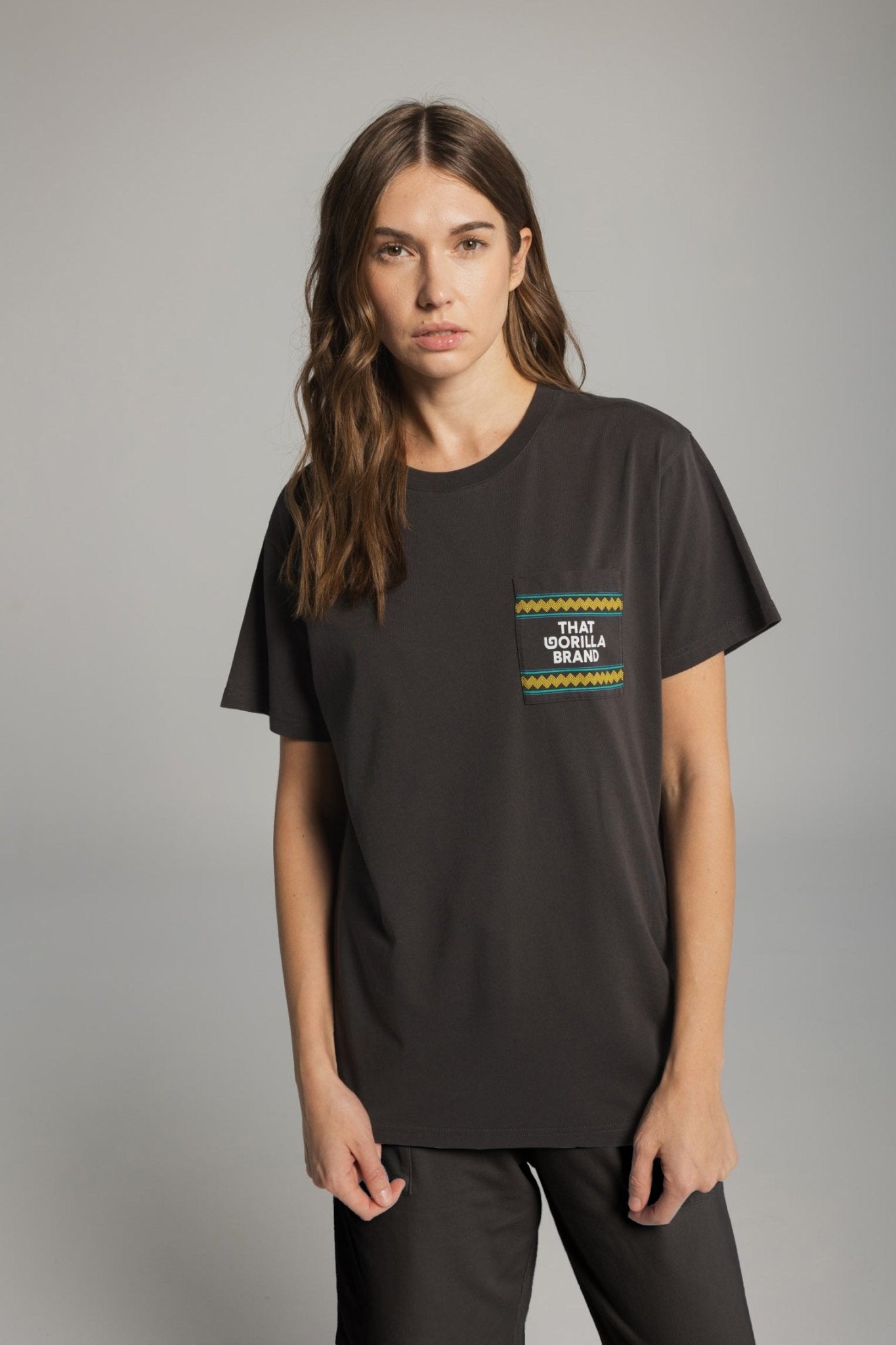 POCKET T - CHARCOAL - THAT GORILLA BRAND