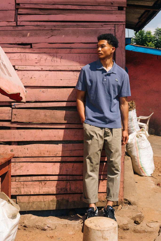 POLO - INDIGO - THAT GORILLA BRAND