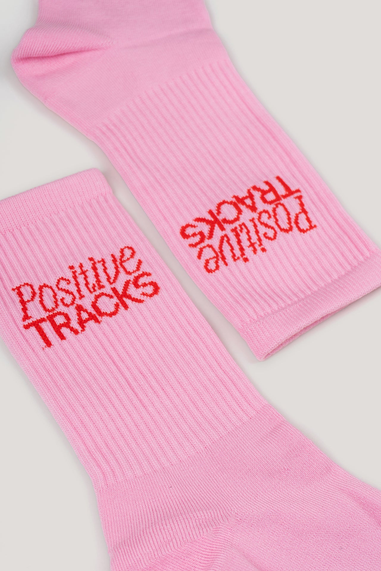 POSITIVE TRACKS SOCKS - PINK - THAT GORILLA BRAND