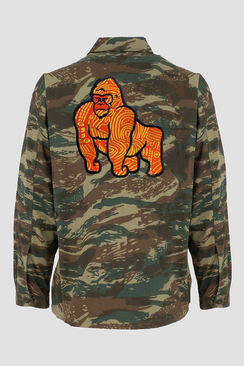 RANGER EMBROIDERED CAMO JACKET - AMBER STITCH - THAT GORILLA BRAND