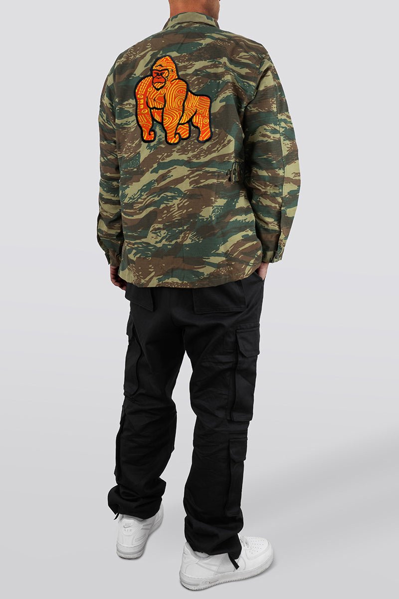 RANGER EMBROIDERED CAMO JACKET - AMBER STITCH - THAT GORILLA BRAND