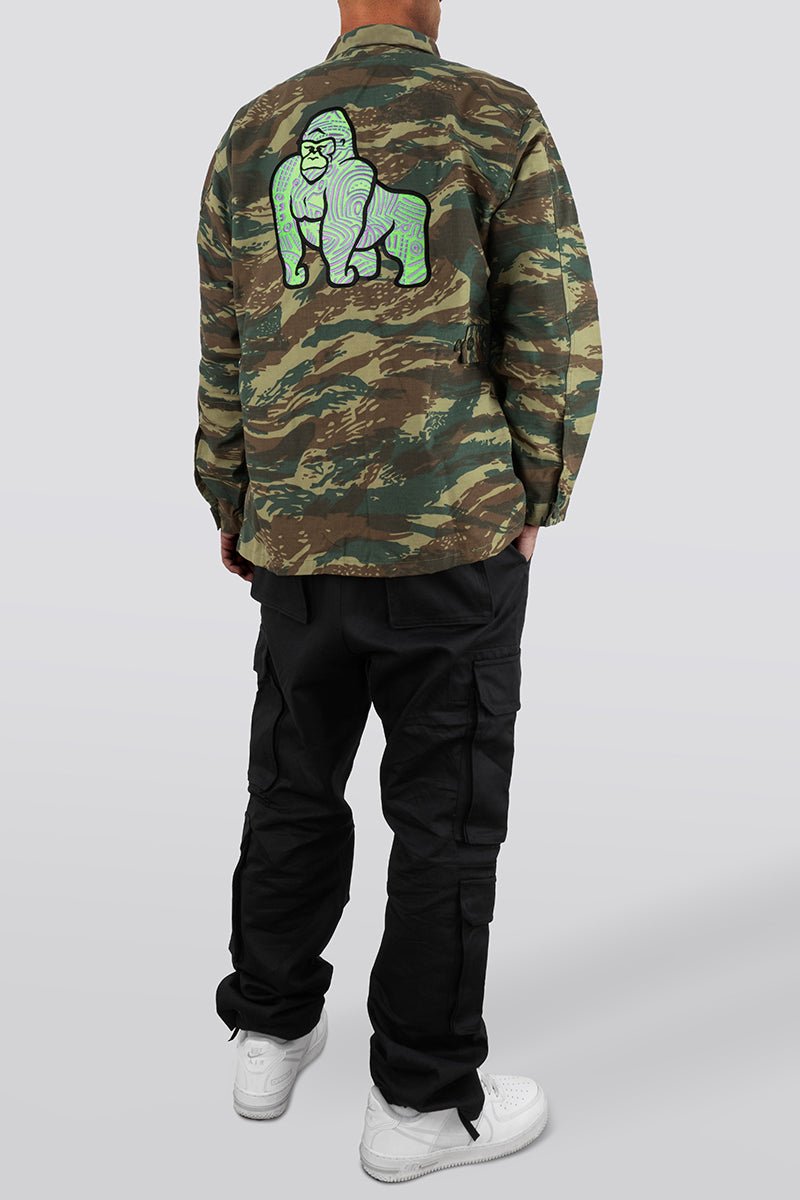 RANGER EMBROIDERED CAMO JACKET - ORCHID STITCH - THAT GORILLA BRAND