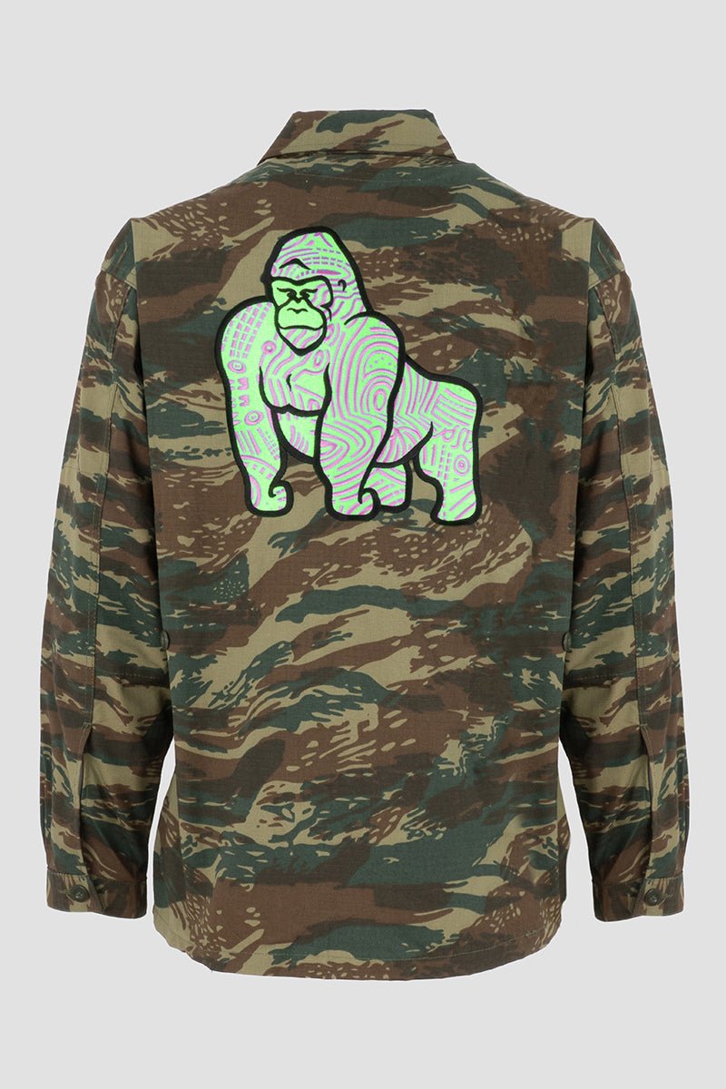 RANGER EMBROIDERED CAMO JACKET - ORCHID STITCH - THAT GORILLA BRAND
