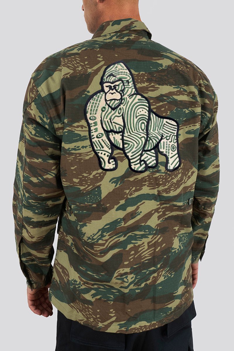 RANGER EMBROIDERED CAMO JACKET - ROCK STITCH - THAT GORILLA BRAND