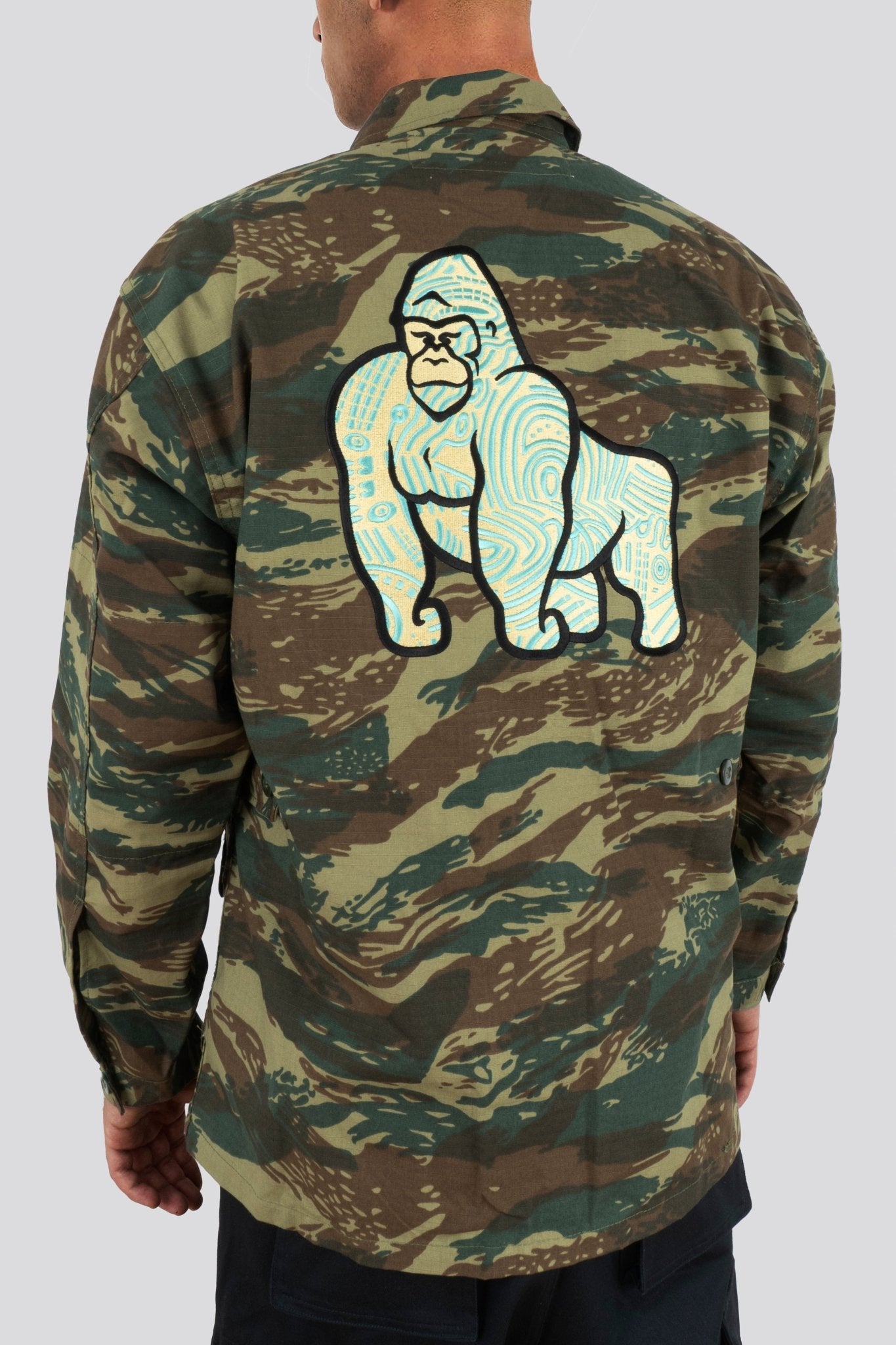 RANGER EMBROIDERED CAMO JACKET - THAT GORILLA BRAND