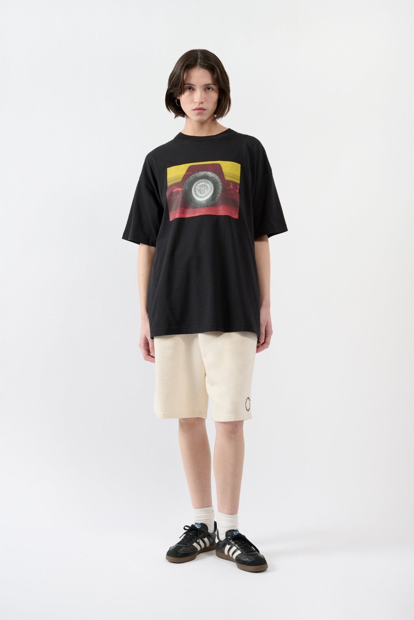 Safari Wheel T-shirt - Black - THAT GORILLA BRAND