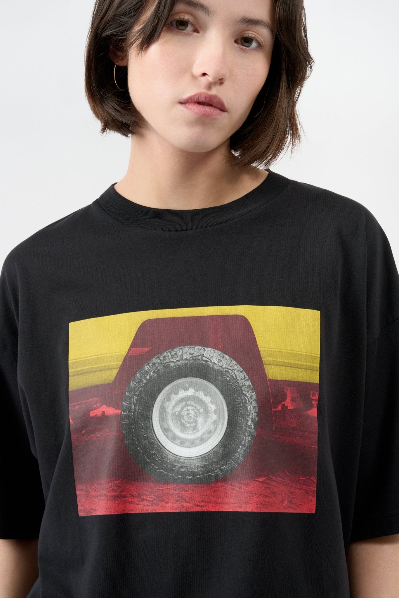 Safari Wheel T-shirt - Black - THAT GORILLA BRAND