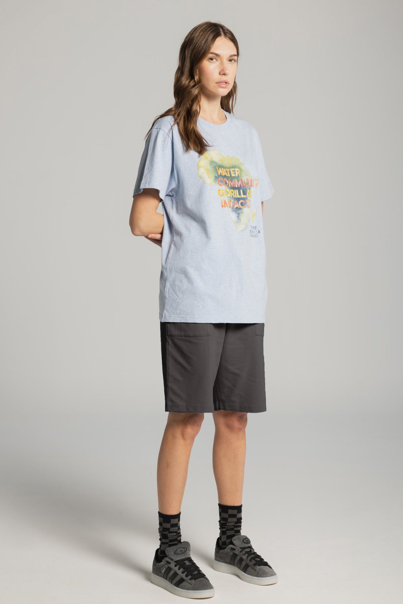 SHORTS - CHARCOAL - THAT GORILLA BRAND