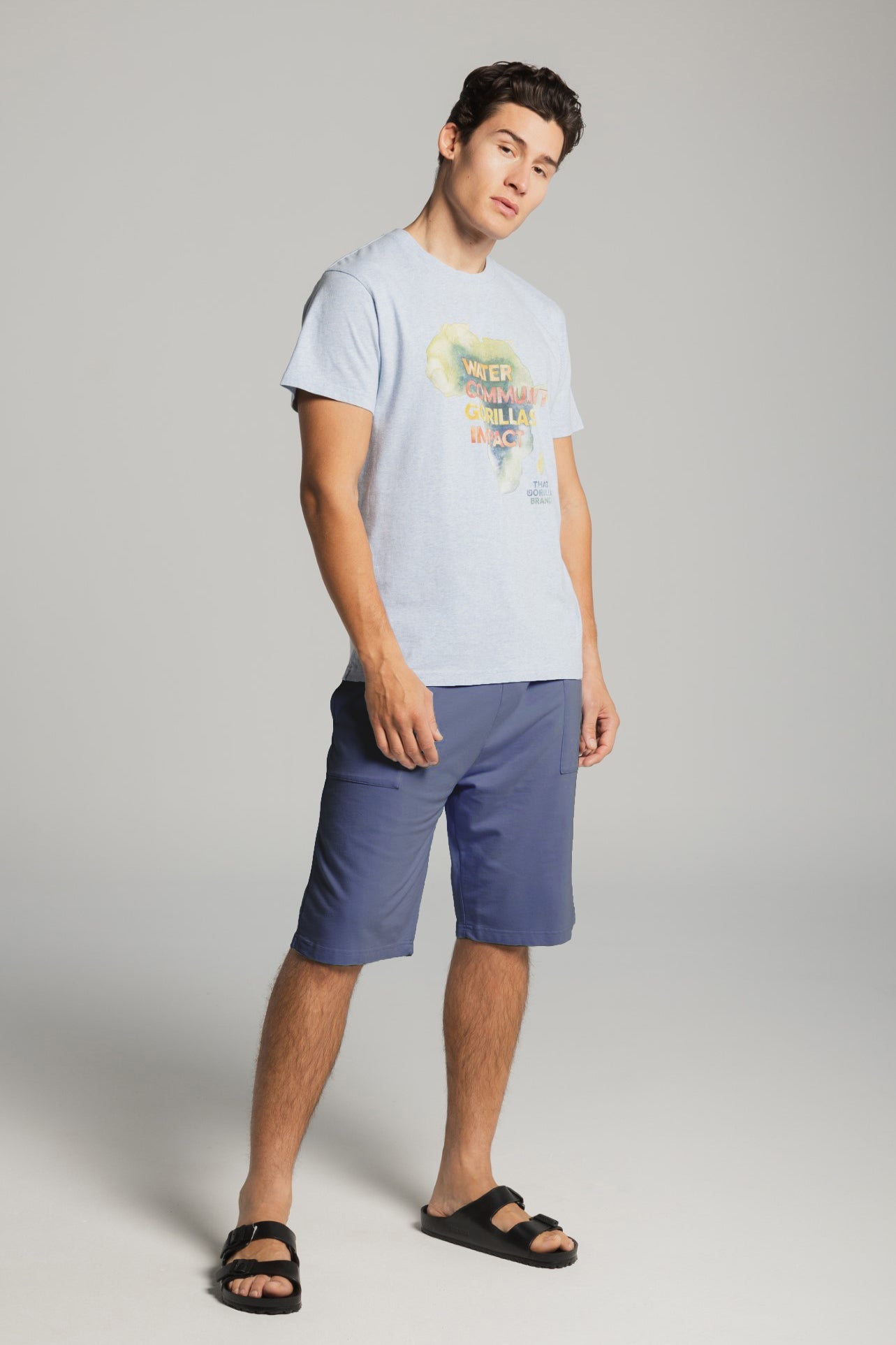 SHORTS - INDIGO - THAT GORILLA BRAND