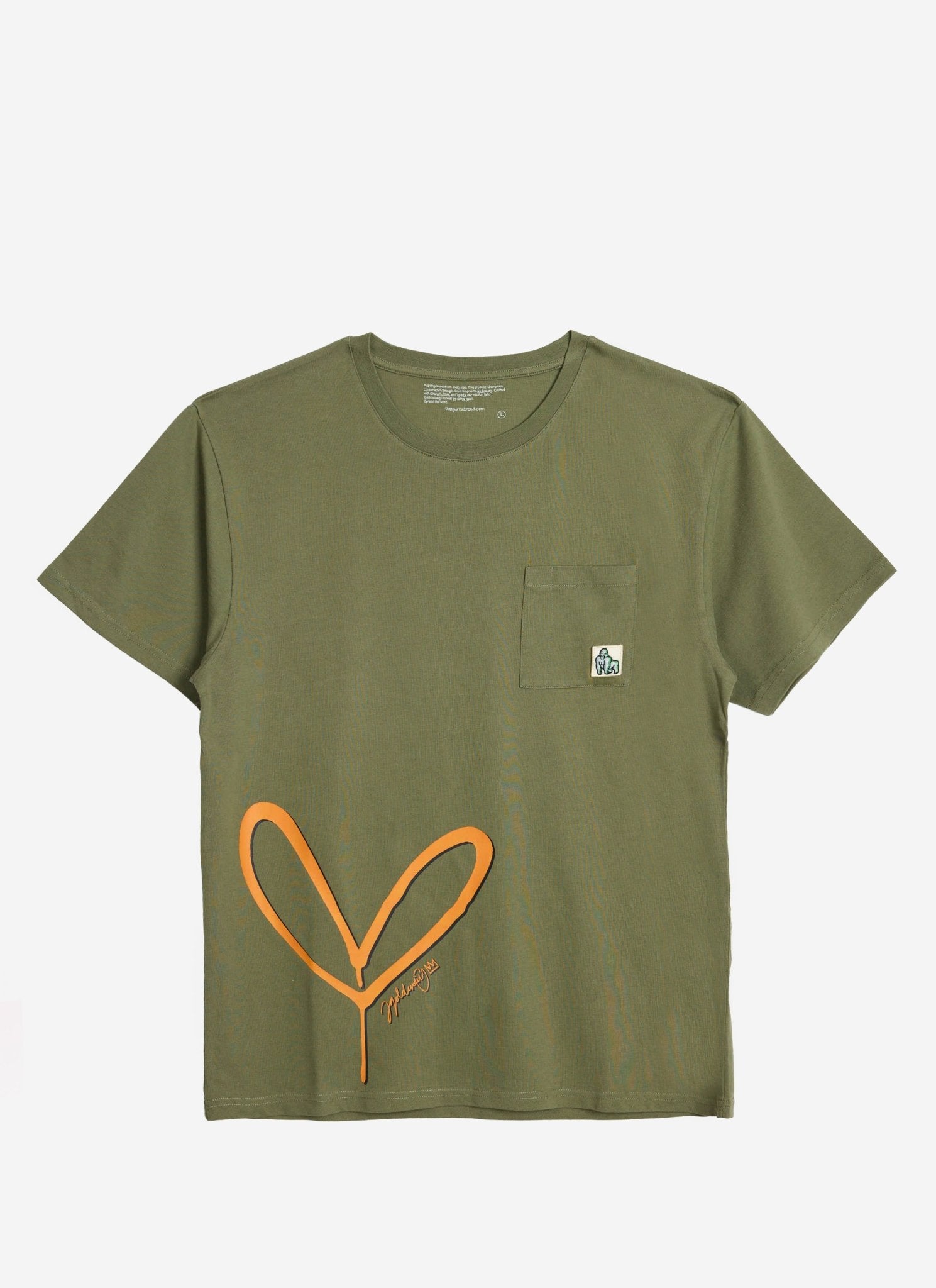 TGB x JAMES GOLDCROWN UTILITY POCKET T - SHIRT - ROCK - THAT GORILLA BRAND