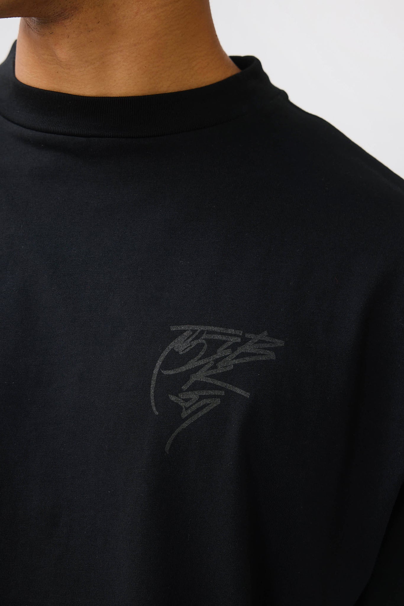 TGB x JK5 SHINE A LIGHT T - SHIRT - BLACK ON BLACK - THAT GORILLA BRAND