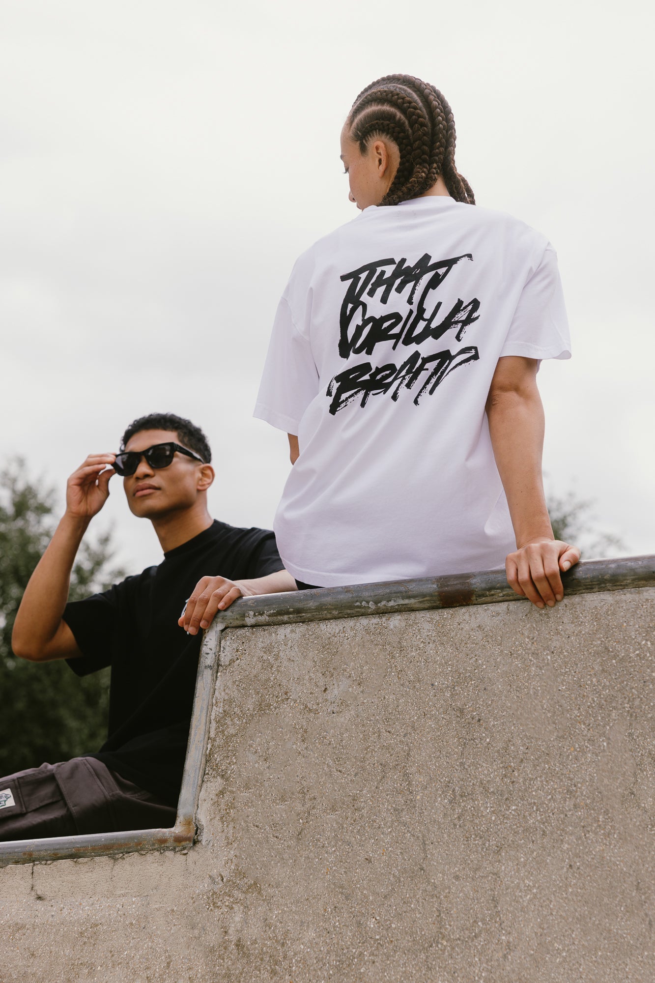 TGB x JK5 THAT GORILLA BRAND T - SHIRT - WHITE - THAT GORILLA BRAND