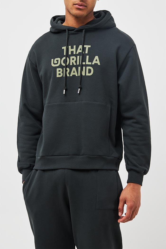 THAT GORILLA BRAND HOODIE - BLACK - THAT GORILLA BRAND