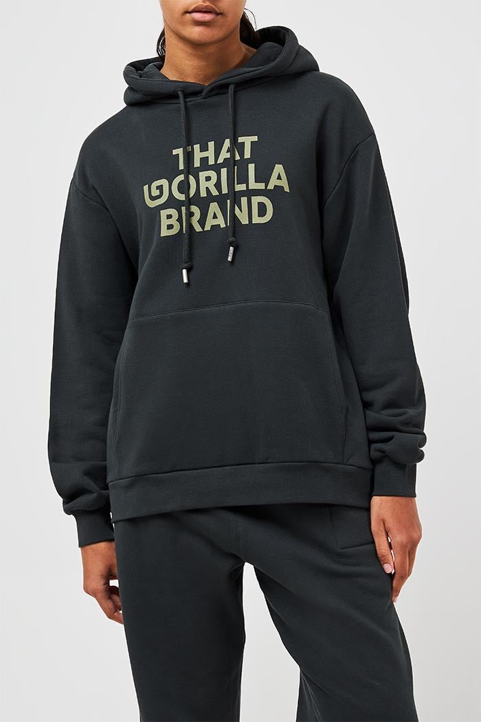 THAT GORILLA BRAND HOODIE - BLACK - THAT GORILLA BRAND