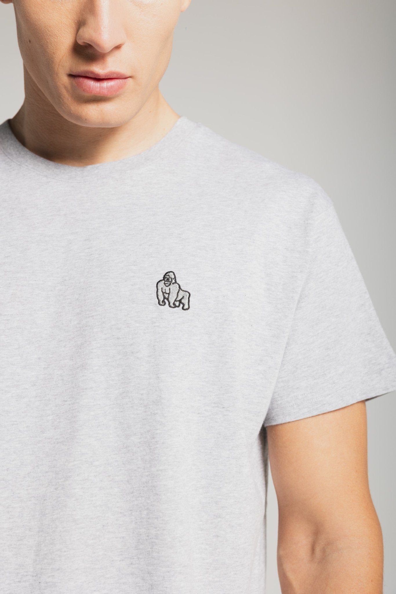 THAT GORILLA BRAND MINI EMBROIDERY T - GREY - THAT GORILLA BRAND