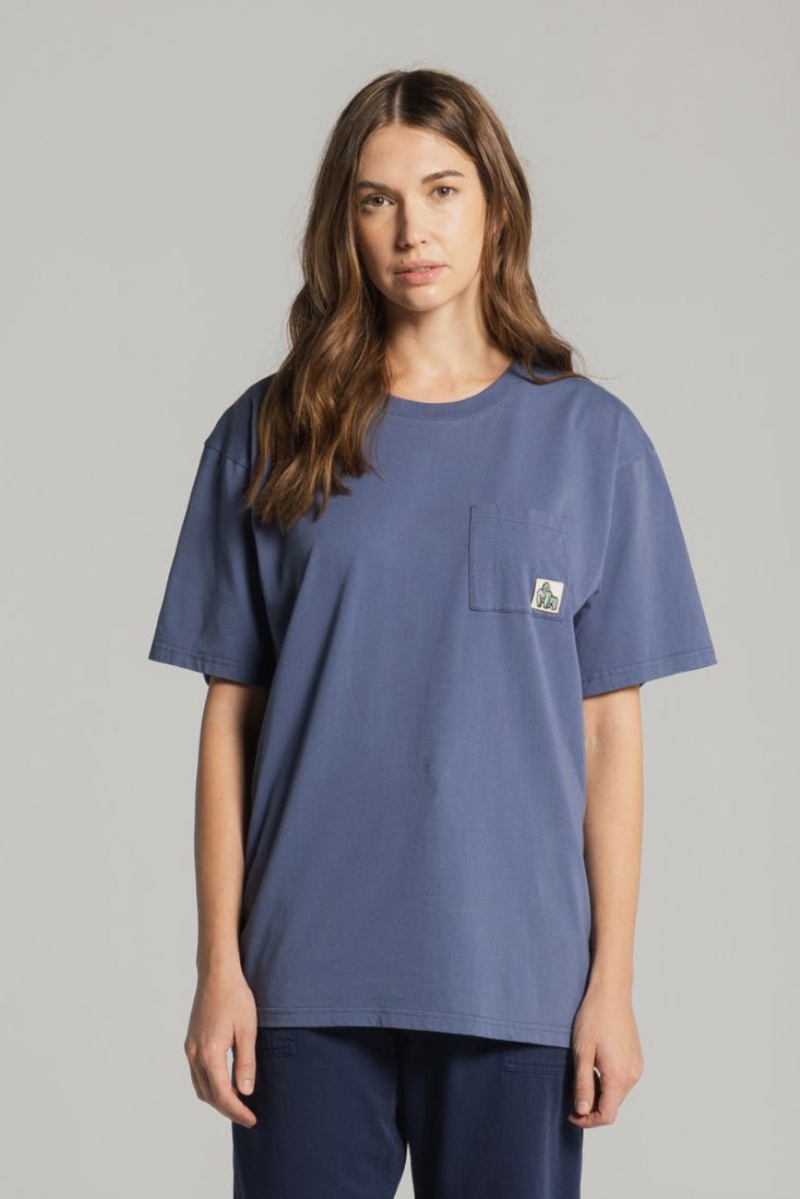 UTILITY POCKET T LIGHTWEIGHT - INDIGO - THAT GORILLA BRAND