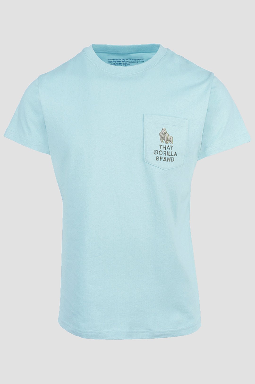 WATERCOLOUR LOGO POCKET T - POOL - THAT GORILLA BRAND