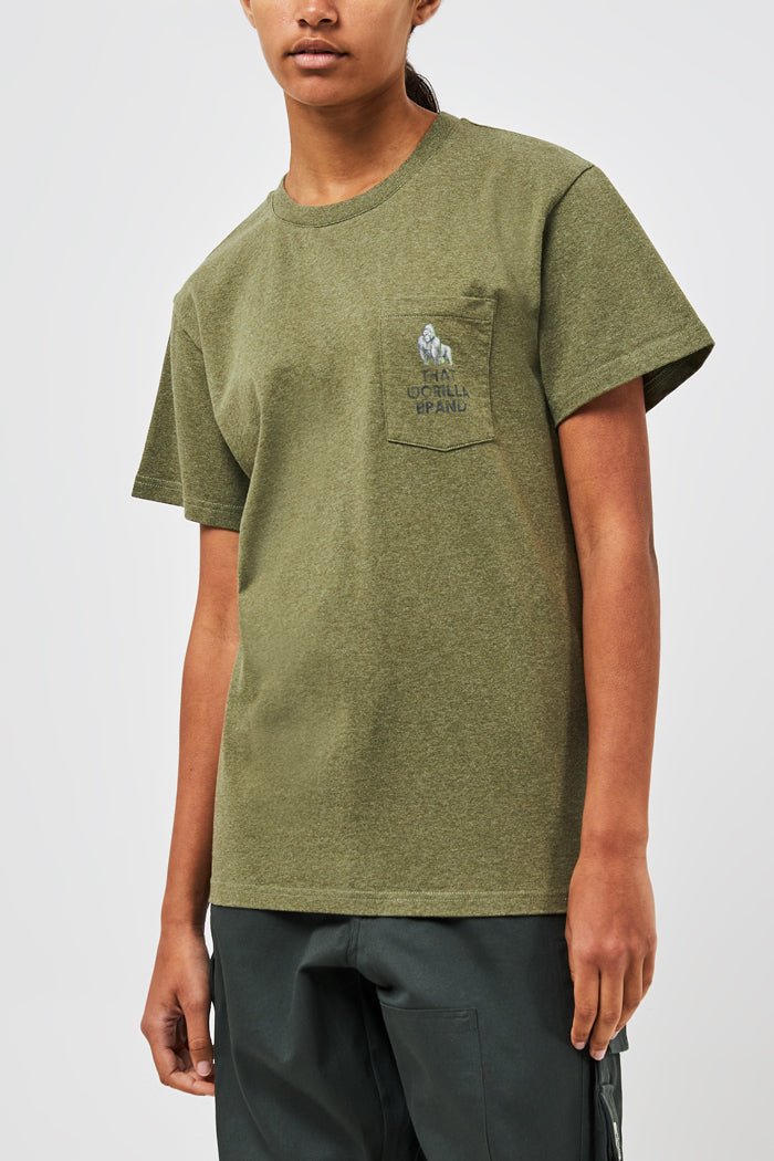 WATERCOLOUR LOGO POCKET T - ROCK - THAT GORILLA BRAND