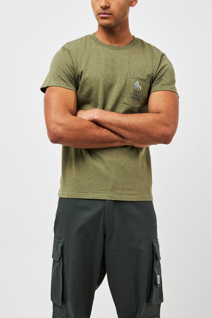 WATERCOLOUR LOGO POCKET T - ROCK - THAT GORILLA BRAND