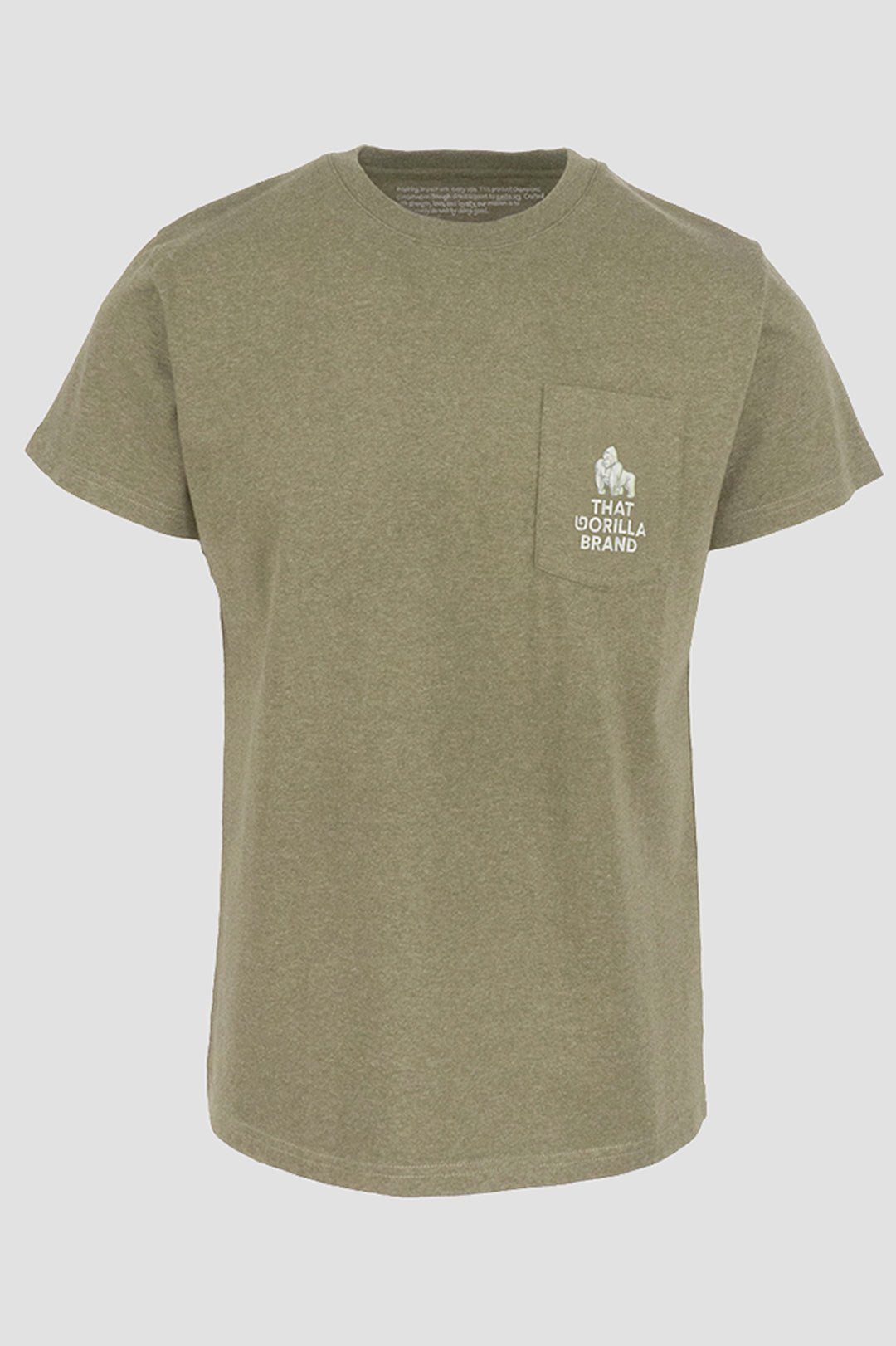 WATERCOLOUR LOGO POCKET T - ROCK - THAT GORILLA BRAND