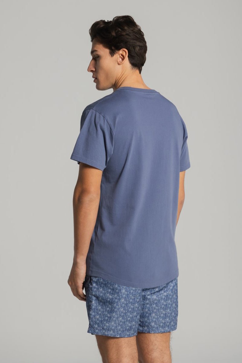 THAT GORILLA BRAND MINI EMBROIDERY T - INDIGO - THAT GORILLA BRAND