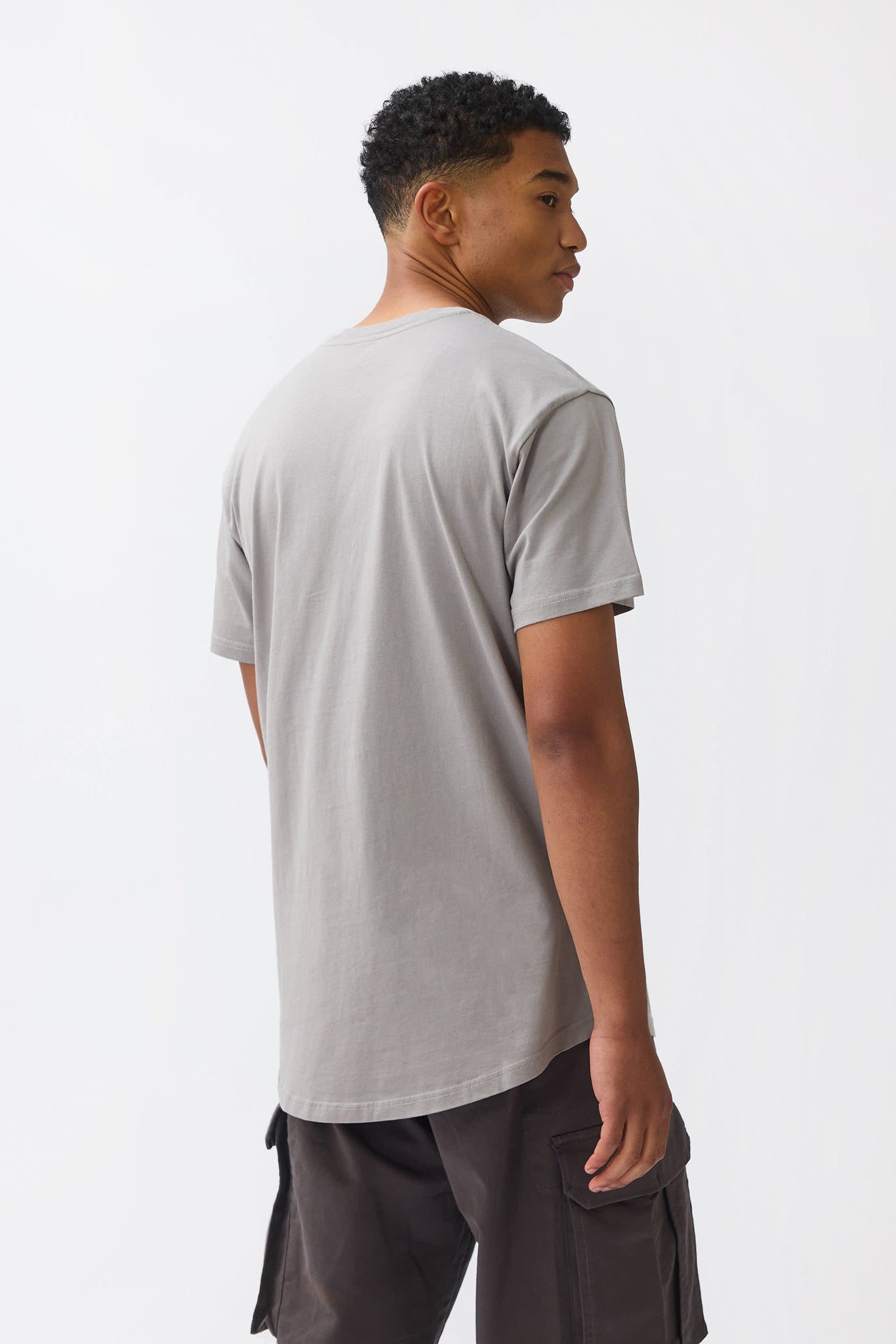 MINI EMBROIDERY T - SHIRT - GREY - THAT GORILLA BRAND
