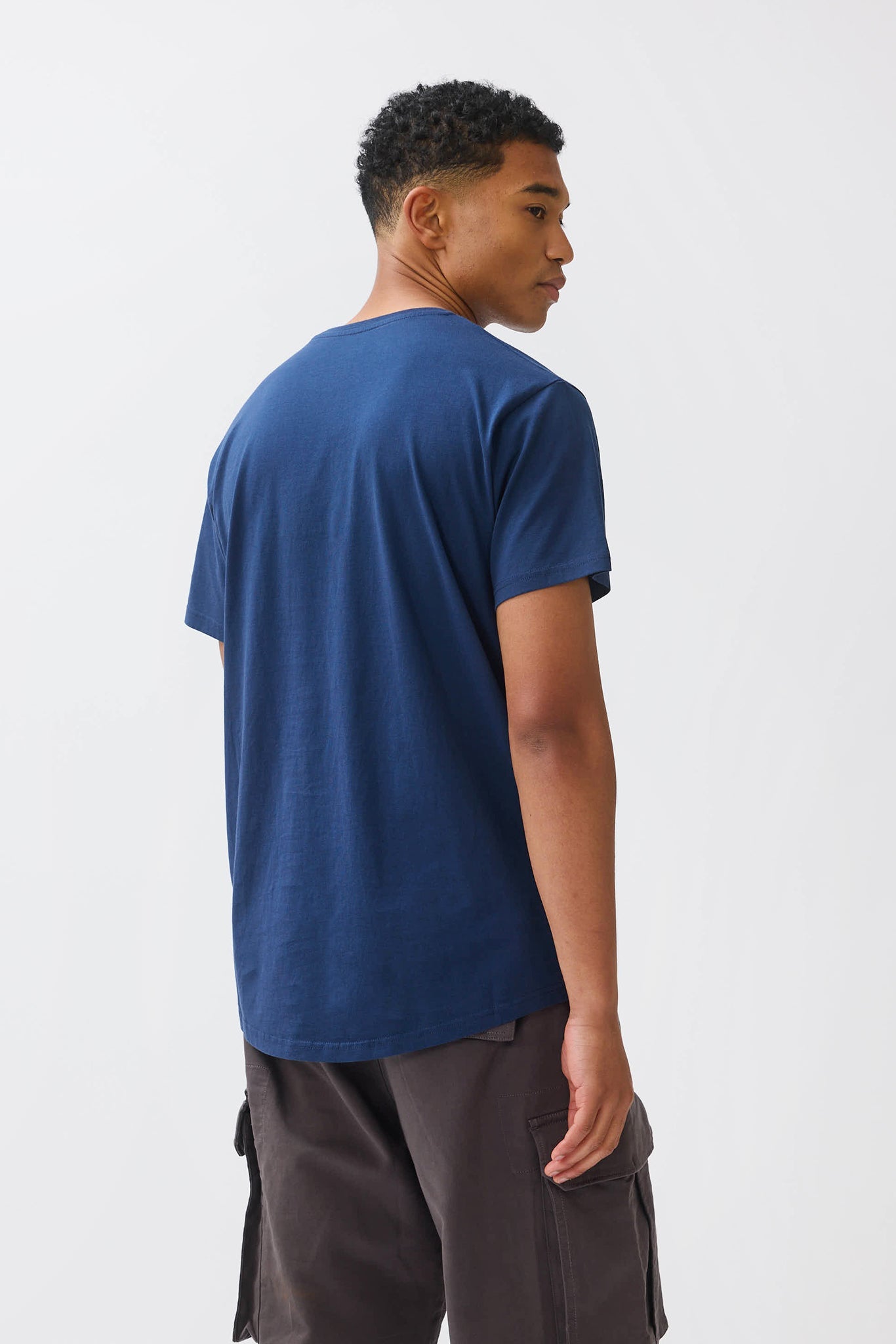 MINI EMBROIDERY T-SHIRT - NAVY - THAT GORILLA BRAND