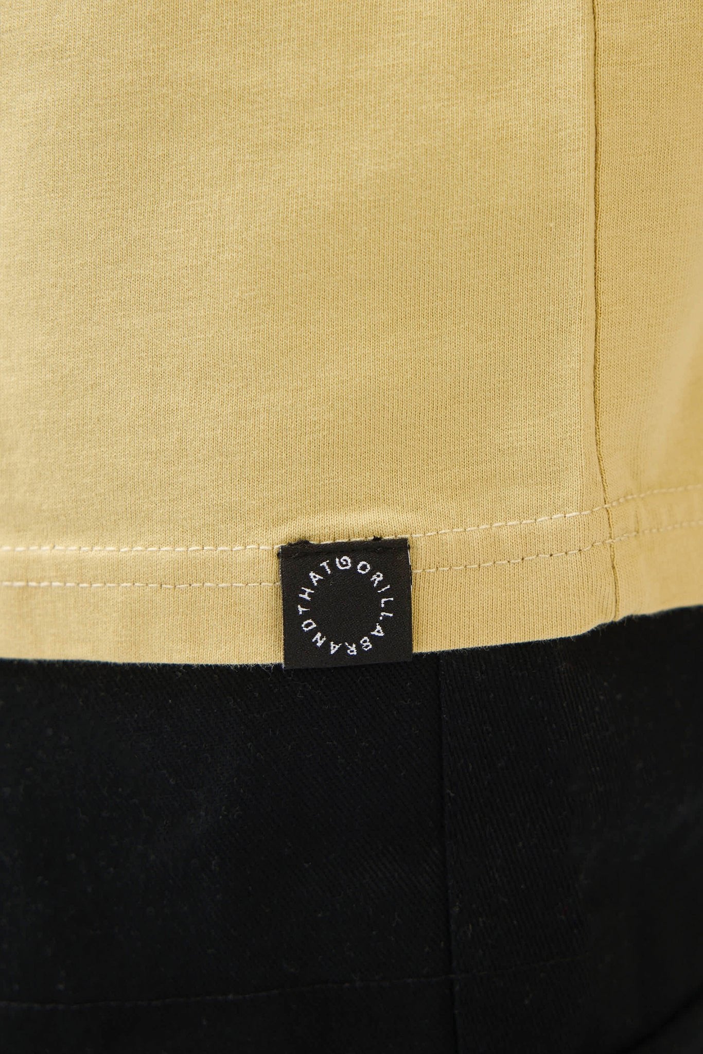 MINI EMBROIDERY T-SHIRT - PALE OLIVE - THAT GORILLA BRAND