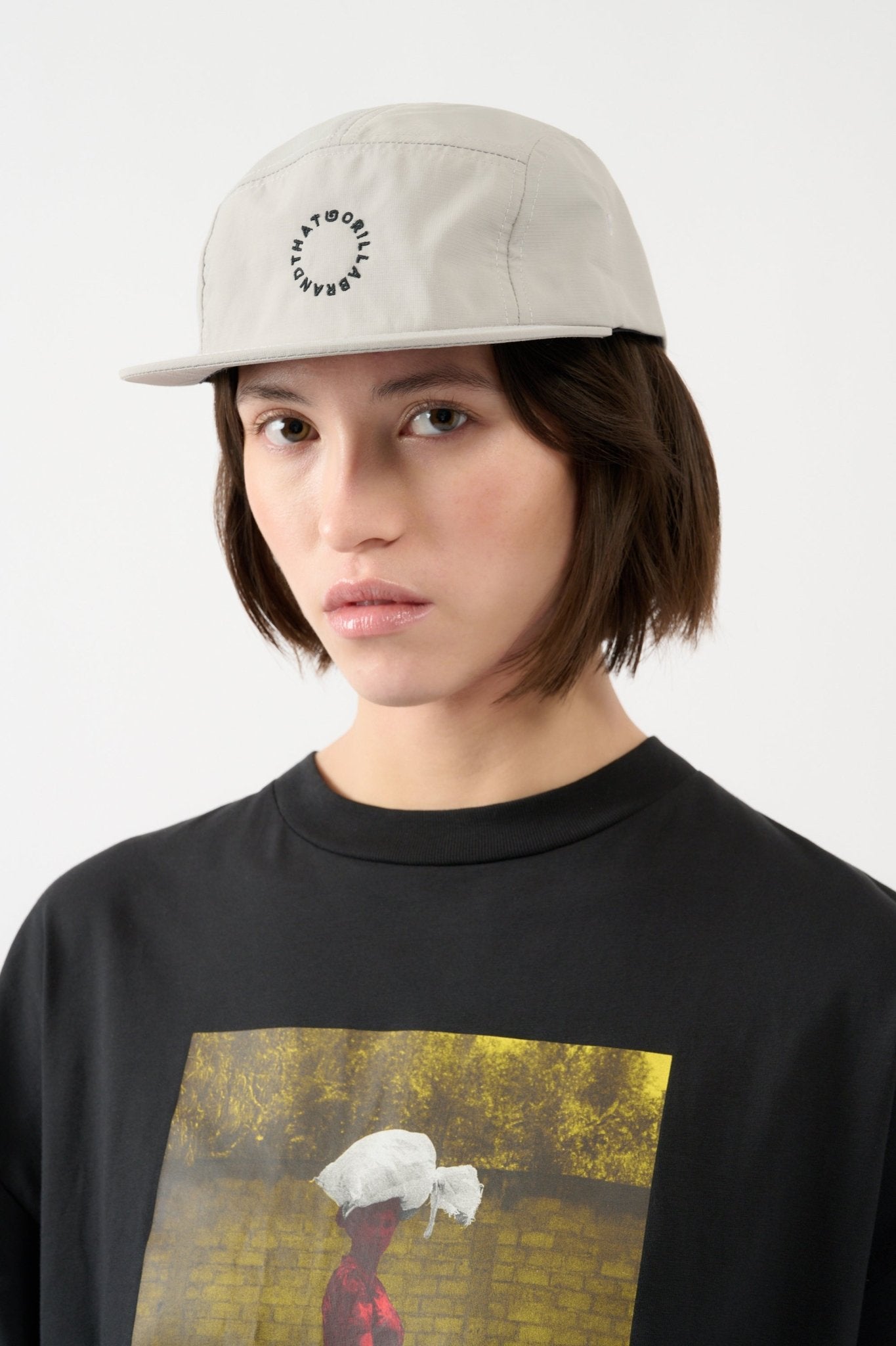 5 - Panel Camper Cap - Grey - THAT GORILLA BRAND