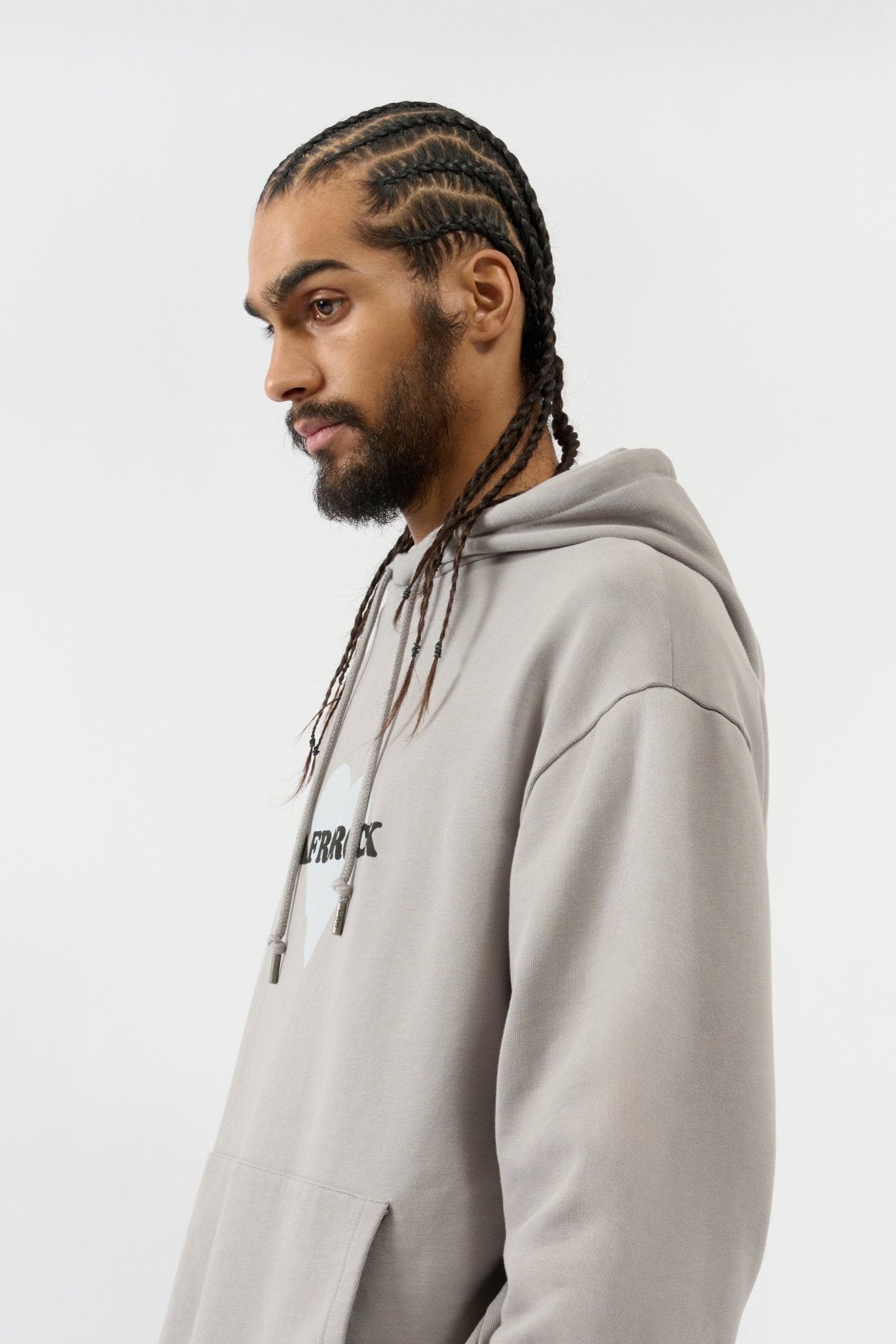 Afrorock Love Hoodie - Grey - THAT GORILLA BRAND