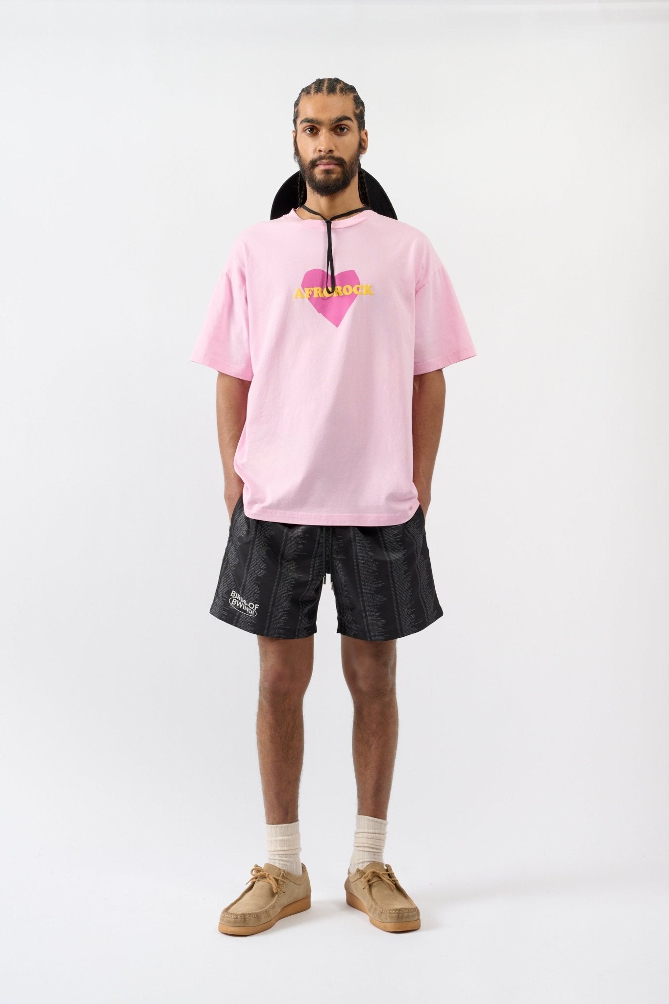 Afrorock Love T-shirt - Pink - THAT GORILLA BRAND