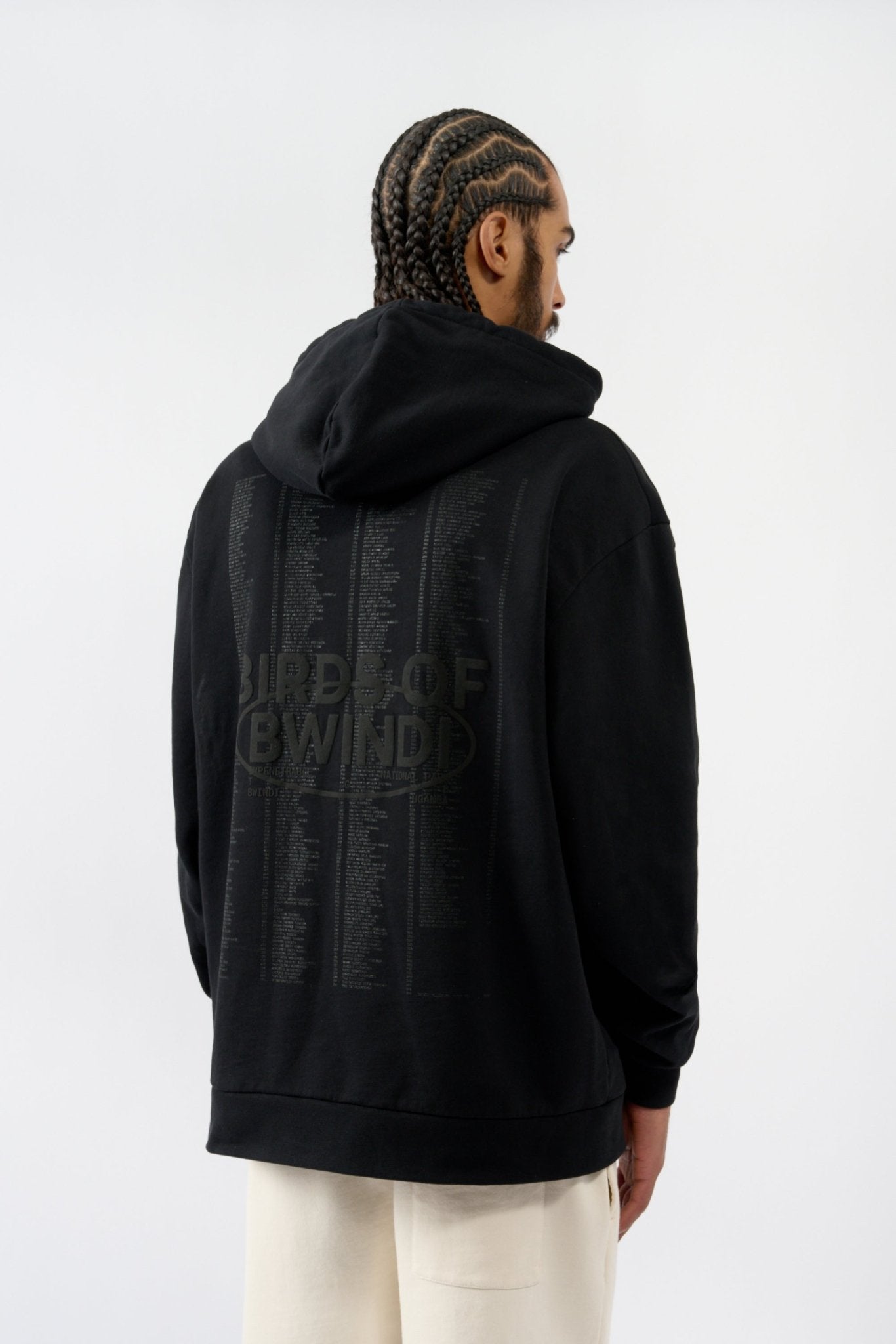 Birds of Bwindi Hoodie - Black - THAT GORILLA BRAND