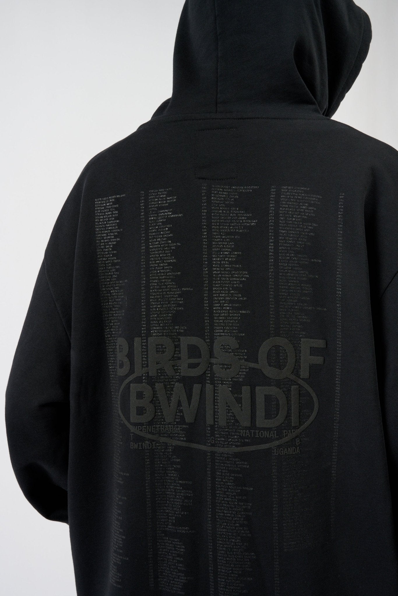 Birds of Bwindi Hoodie - Black - THAT GORILLA BRAND
