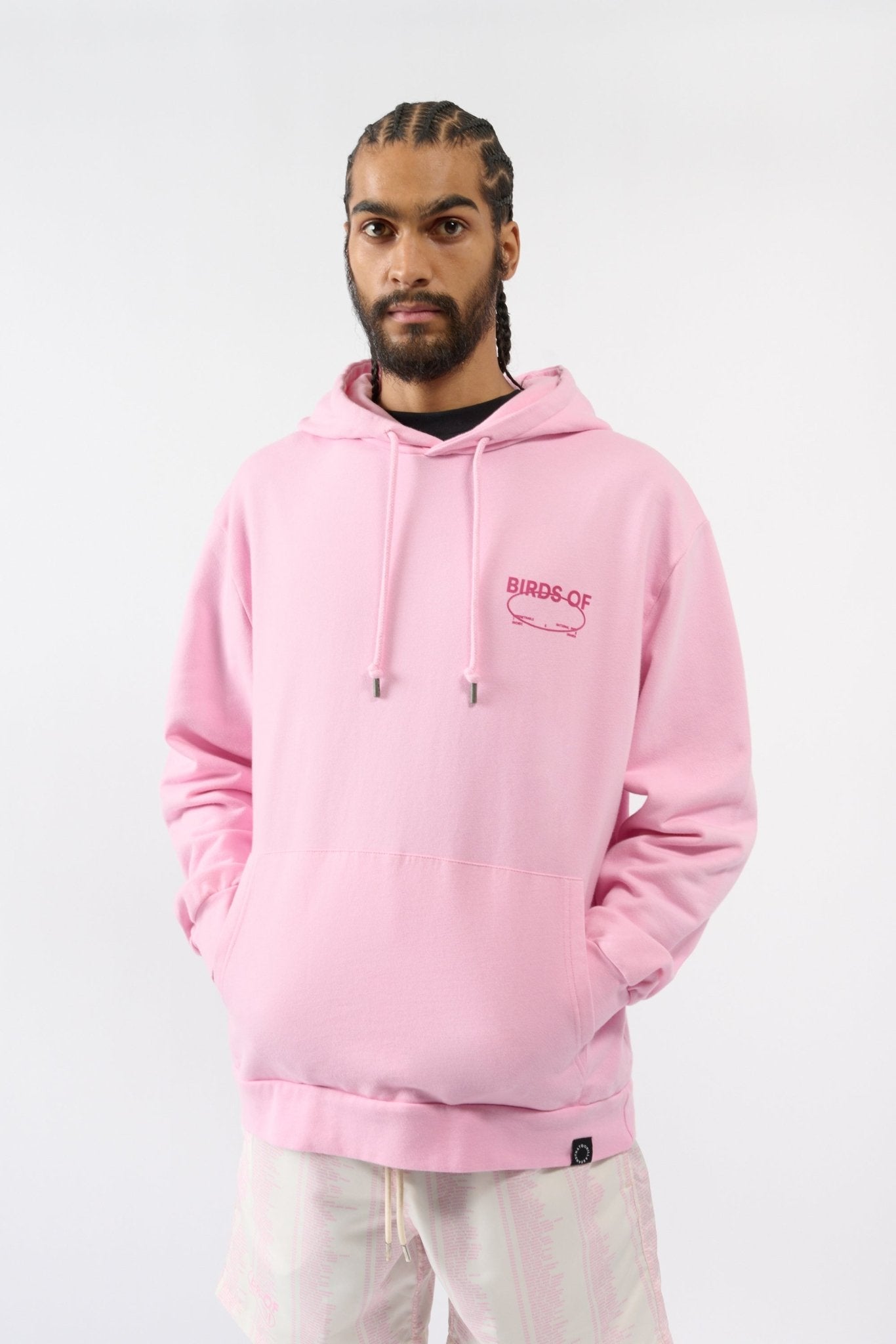Birds of Bwindi Hoodie - Pink - THAT GORILLA BRAND