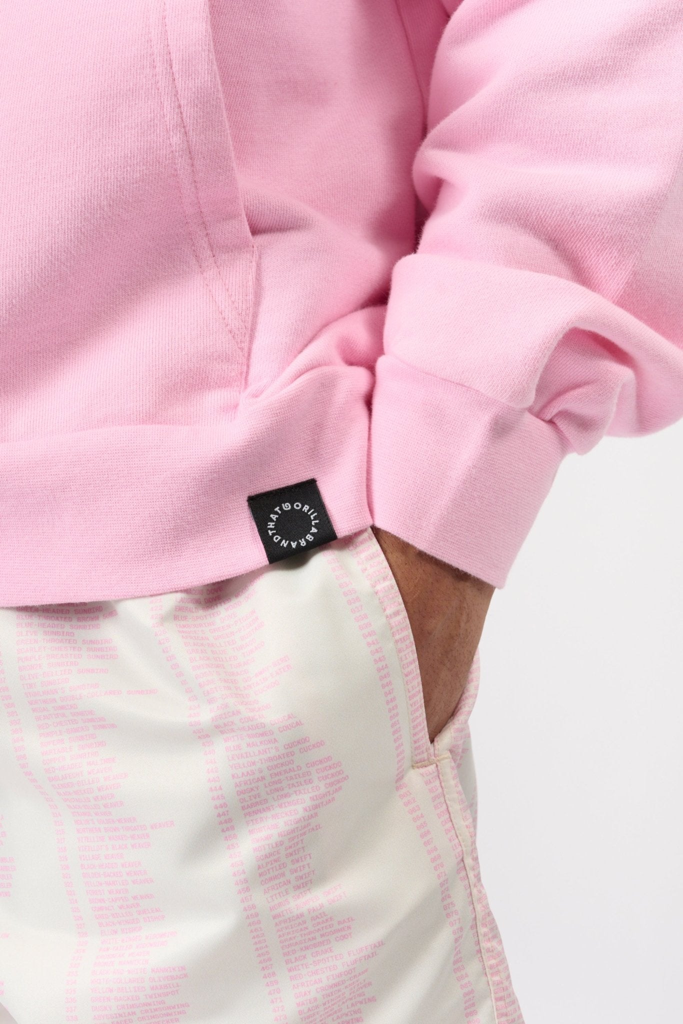 Birds of Bwindi Hoodie - Pink - THAT GORILLA BRAND