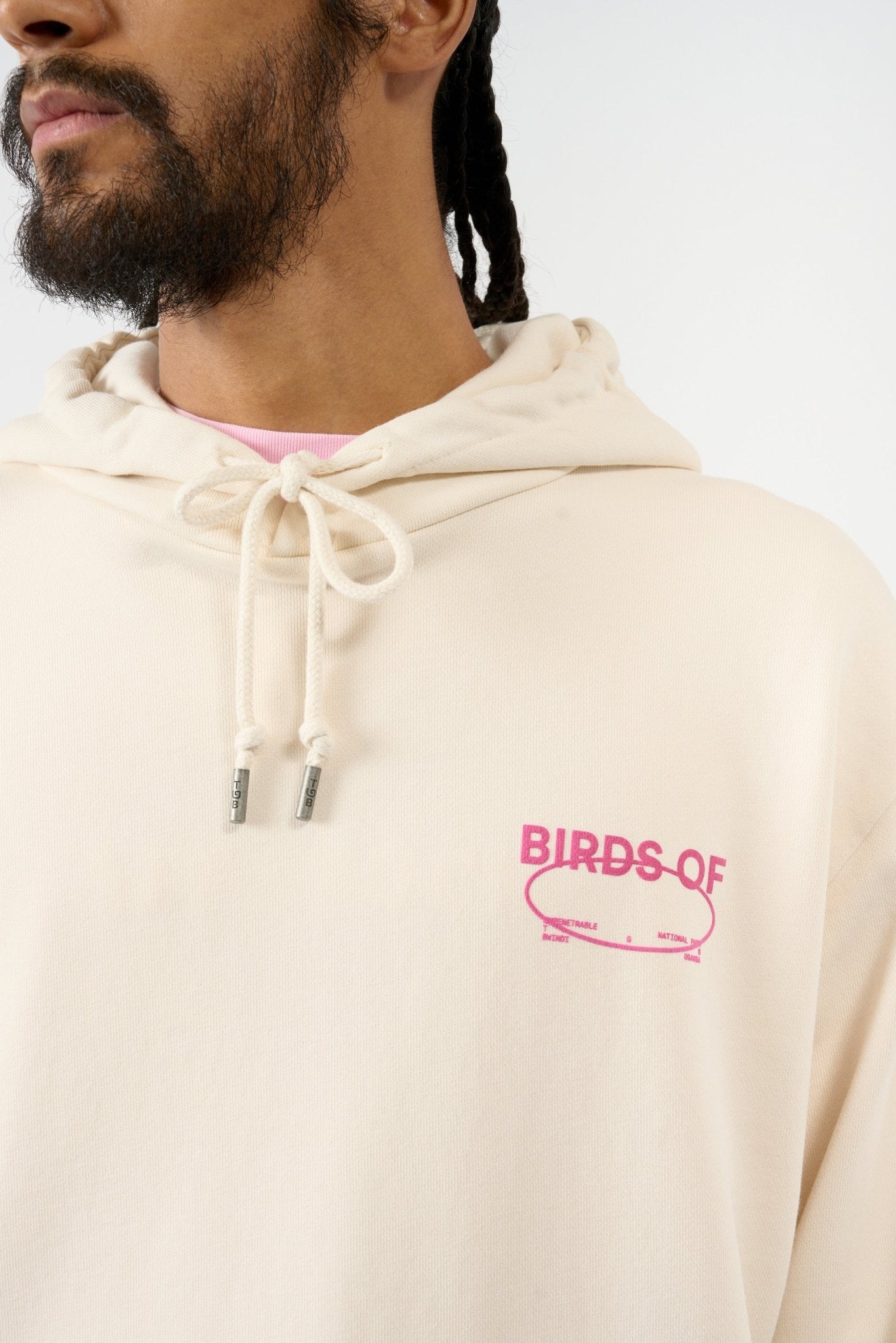 Birds of Bwindi Hoodie - White - THAT GORILLA BRAND