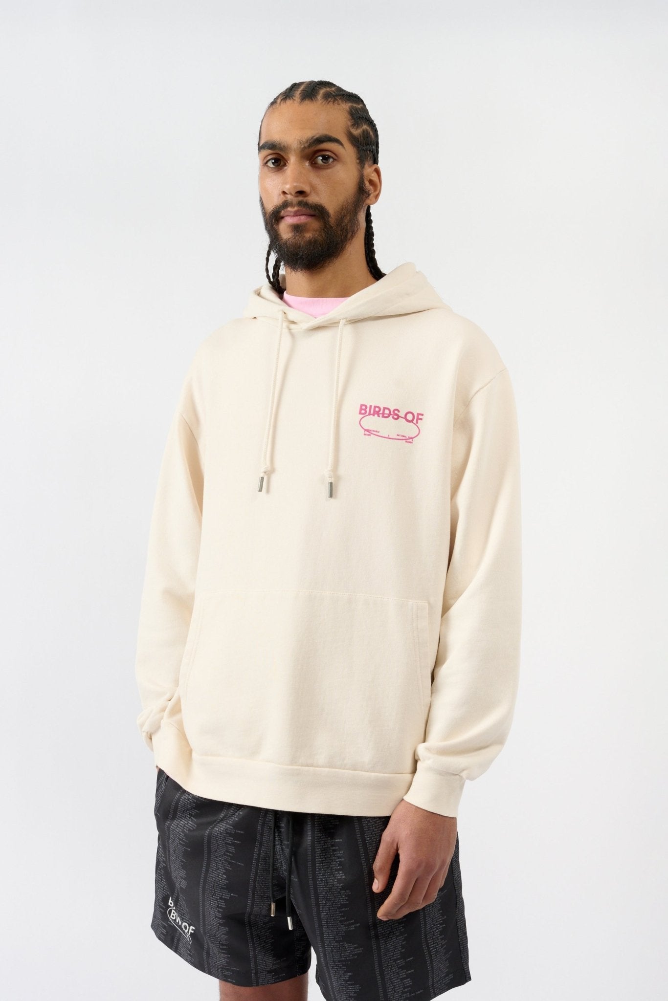 Birds of Bwindi Hoodie - White - THAT GORILLA BRAND